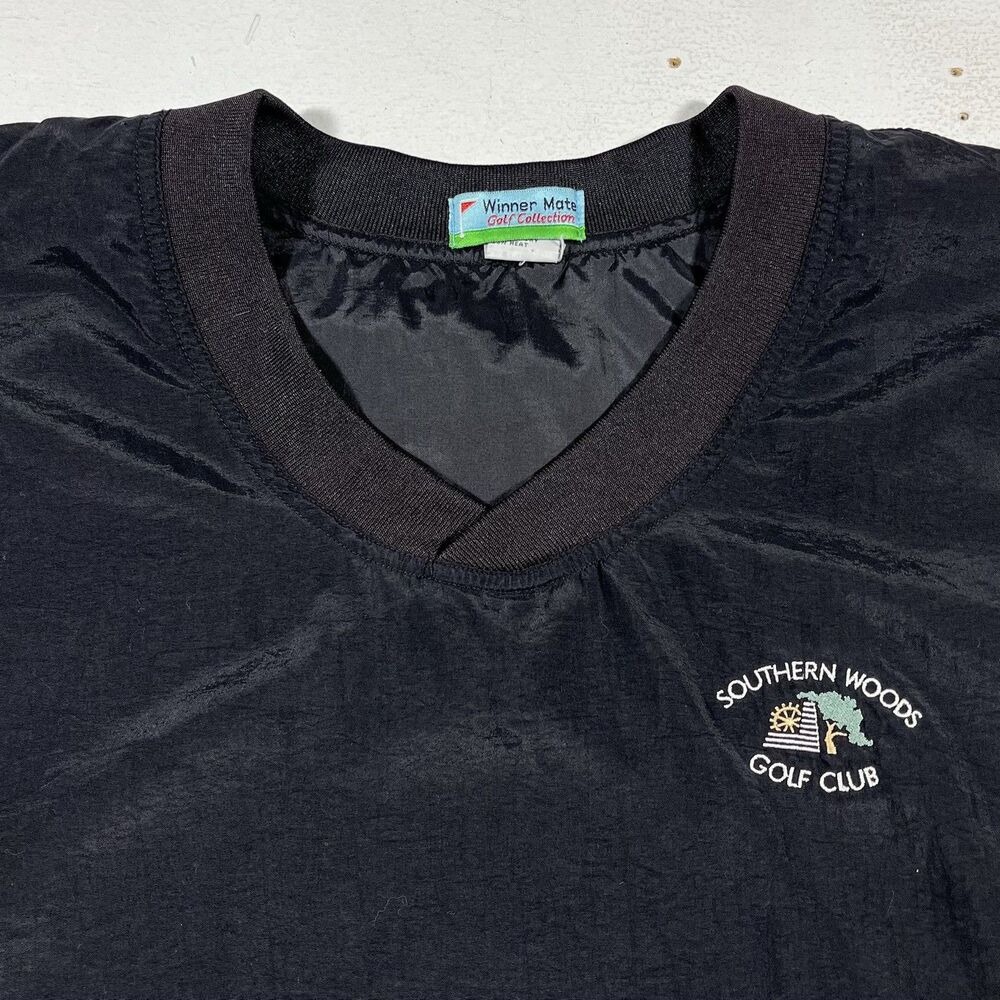 Vintage Winner Mate Southern Woods Golf Club Pullover Windbreaker XL